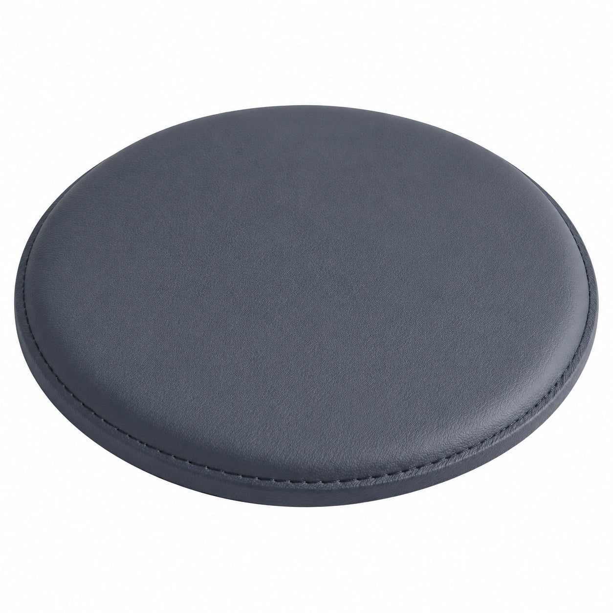 Runde gepolsterte Barhocker-Sitzfläche aus wasserdichtem PU-Leder, Schwarz, 32 cm
